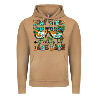 Vintage Camel boat waves sun rays aint nothing like lake days Vintage Hoodie - AdoDesignShop