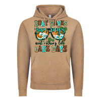 Vintage Coffee boat waves sun rays aint nothing like lake days Vintage Hoodie - AdoDesignShop