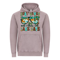 Vintage Zinc boat waves sun rays aint nothing like lake days Vintage Hoodie - AdoDesignShop