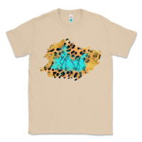 Mushroom glitter leopard turquoise patch Classic Tee - AdoDesignShop