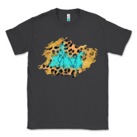 Smoke glitter leopard turquoise patch Classic Tee - AdoDesignShop
