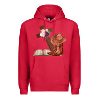 Cardinal Boots with Bible and cross Premium Hoodie - Bettercallsaul