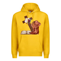 Lemon Boots with Bible and cross Premium Hoodie - Bettercallsaul