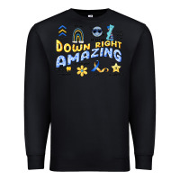 Black down right amazing Premium Sweatshirt - Artiststas