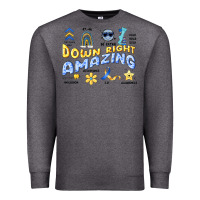 Charcoal Heather down right amazing Premium Sweatshirt - Artiststas