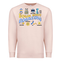 Pale Pink down right amazing Premium Sweatshirt - Artiststas