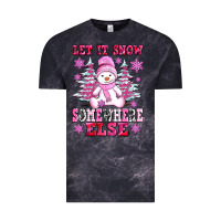 Cloud Black let it snow somewhere else Vintage Tee - AdoDesignShop
