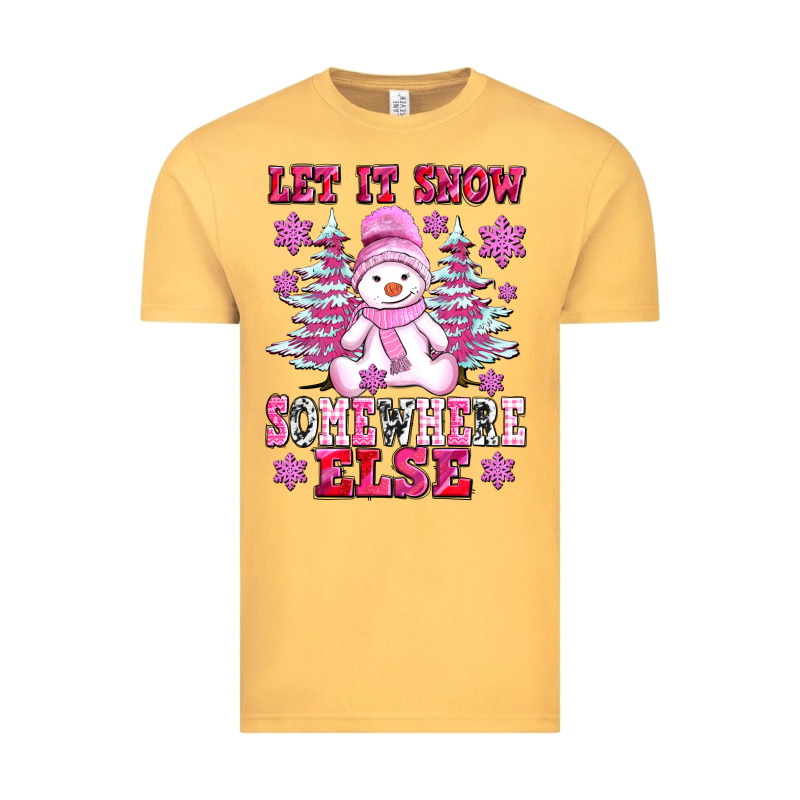 Let It Snow Somewhere Else Vintage Tee by AdoDesignShop | Teevron