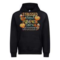Black stressed blessed pumpkin spice obsessed Urban Hoodie - CowGirlArtShop