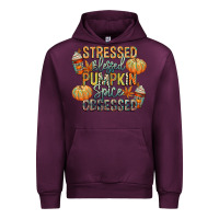 Mauve Wine stressed blessed pumpkin spice obsessed Urban Hoodie - CowGirlArtShop