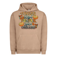 Pigment Burro stressed blessed pumpkin spice obsessed Urban Hoodie - CowGirlArtShop
