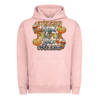 Pigment Salmon stressed blessed pumpkin spice obsessed Urban Hoodie - CowGirlArtShop