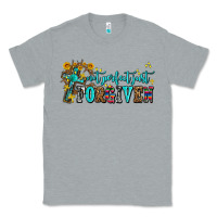 Heather Grey not perfect just forgıven Classic Tee - AdoDesignShop