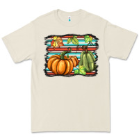 Bone fall pumpkin  background Premium Tee - BarkalooDesign