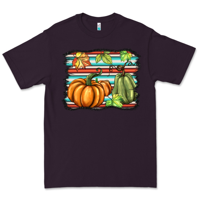 Fall Pumpkin  Background Premium Tee by BarkalooDesign | Teevron