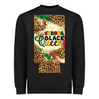 Black strong black queen 12 oz can cooler (slim) Heavyweight Sweatshirt - Artiststas
