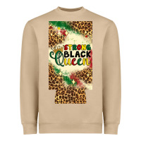 Mushroom strong black queen 12 oz can cooler (slim) Heavyweight Sweatshirt - Artiststas