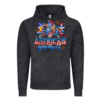 Vintage Black American truck gnomes Vintage Hoodie - AdoDesignShop