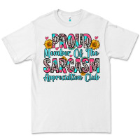 White proud member of the sarcasm appreciation club Premium Tee - Zillion Design Studio