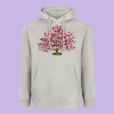 Flowering Dogwood Tree Heavyweight Hoodie Designed By Lillyallendesigns