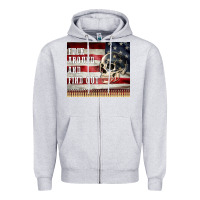 Heather Grey fuck around and find out Zipper Hoodie - MaliasSmallBusiness