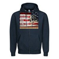 Navy fuck around and find out Zipper Hoodie - MaliasSmallBusiness