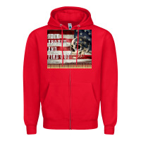 Red fuck around and find out Zipper Hoodie - MaliasSmallBusiness