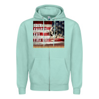 Seafoam fuck around and find out Zipper Hoodie - MaliasSmallBusiness