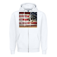 White fuck around and find out Zipper Hoodie - MaliasSmallBusiness