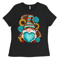 Black western football gnomes Ladies Tee - RanaPortraitStore