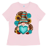 Bubblegum Pink western football gnomes Ladies Tee - RanaPortraitStore