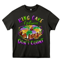 Asphalt mardi gras king cake calories don't count Heavy Core Tee - RanaPortraitStore