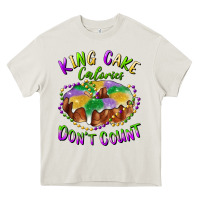 Cream mardi gras king cake calories don't count Heavy Core Tee - RanaPortraitStore