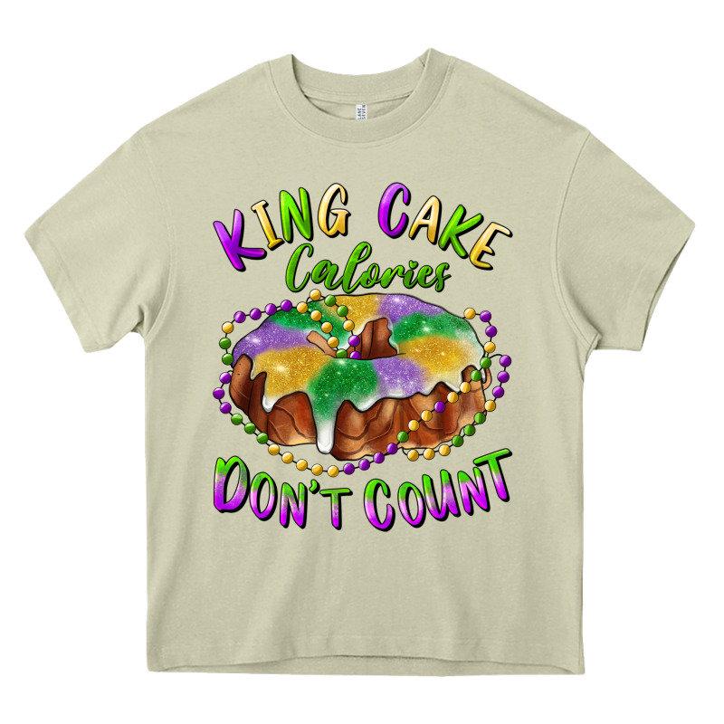 Mardi Gras King Cake Calories Don't Count Heavy Core Tee by RanaPortraitStore | Teevron