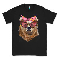 Black mama bear with glasses and bandana Classic Tee - Artiststas