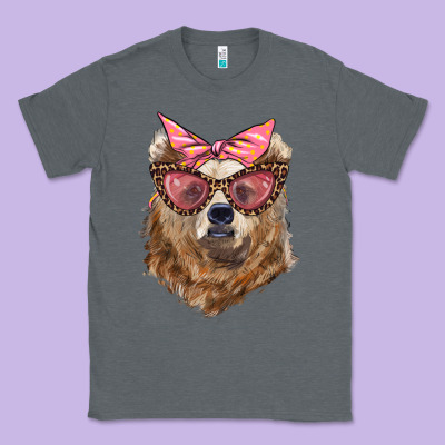Mama Bear With Glasses And Bandana Classic Tee Designed By Artiststas