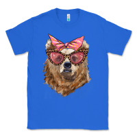 True Royal mama bear with glasses and bandana Classic Tee - Artiststas