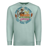 Seafoam some things are better left unsaid Premium Sweatshirt - Artiststas