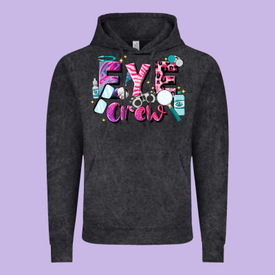 Eye Crew Vintage Hoodie Designed By Jahusdesignshop