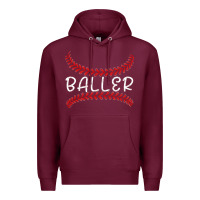 Burgundy BALLER Premium Hoodie - Bettercallsaul