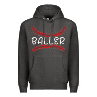 Charcoal Heather BALLER Premium Hoodie - Bettercallsaul