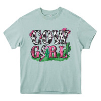 Arona cowgirl lightning bolt Heavy Core Tee - Zillion Design Studio