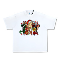 White joy and cow christmas candies and letters Urban Heavy Tee - AdoDesignShop
