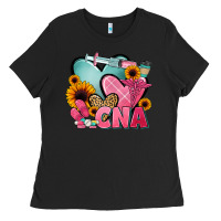 Black cna nurse Ladies Tee - JahusDesignShop