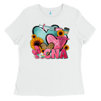 White cna nurse Ladies Tee - JahusDesignShop