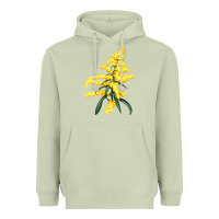 Matcha Botanical Goldenrod Heavyweight Hoodie - LillyAllenDesigns