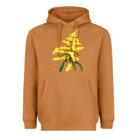 Meerkat Botanical Goldenrod Heavyweight Hoodie - LillyAllenDesigns