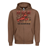 Chestnut def hungry pour dome butter on me Zipper Hoodie - MaliasSmallBusiness