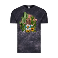 Cloud Black cactus gnomes Vintage Tee - JahusDesignShop