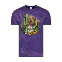 Cloud Purple cactus gnomes Vintage Tee - JahusDesignShop